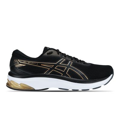 Tênis Esportivo Asics Gel-Sparta 2 Preto e Dourado Masculino