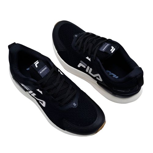Tênis Esportivo Fila Improve Preto e Cinza Masculino