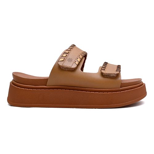 Tamanco Flatform New Face Nuts e Bronze Feminino
