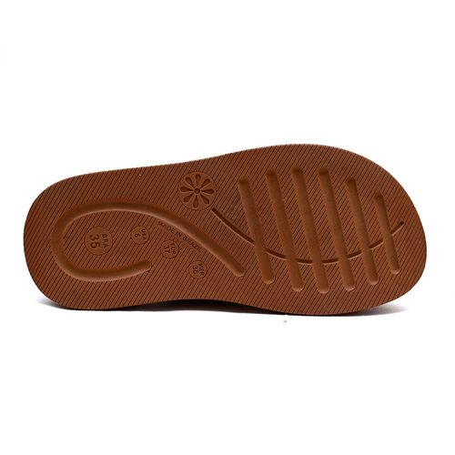 Tamanco Flatform New Face Nuts e Bronze Feminino
