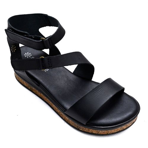 Sandália Flatform New Face Preta Feminina