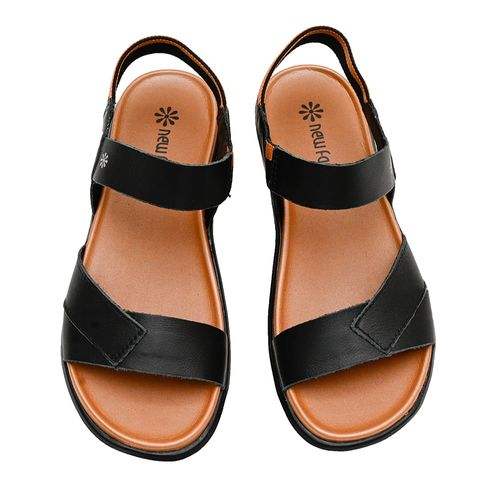 Sandália Flatform New Face Preta Feminina