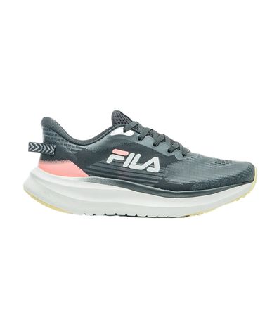 Tênis Esportivo Fila Racer Sky Preto e Rosa Feminino