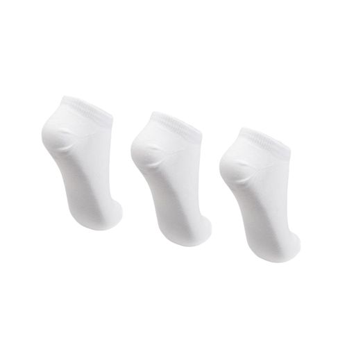 Tripack Meia Casual Puket Branca Feminina