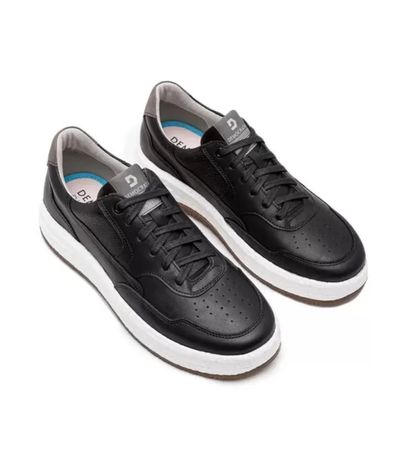 Sapatênis Casual Democrata Drake Pulse Preto Masculino
