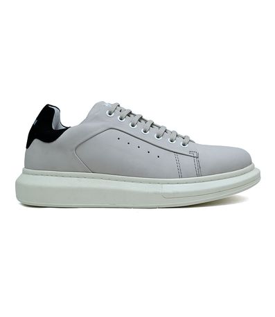 Sapatênis Casual Ferracini Impulse Branco e Preto Masculino