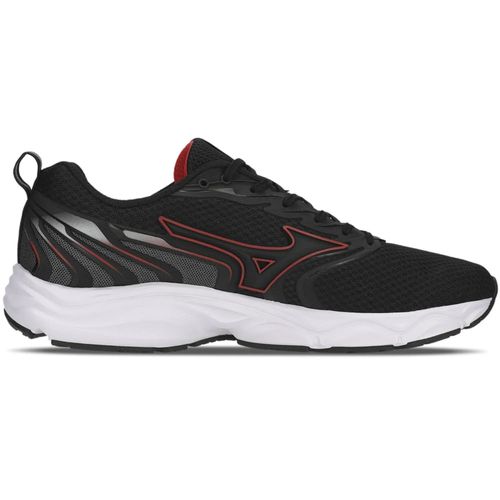 Tênis Esportivo Mizuno Jet 7 Preto e Vermelho Masculino