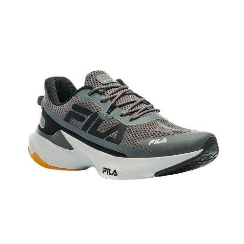 Tênis Esportivo Fila Recovery Grafite e Preto Masculino