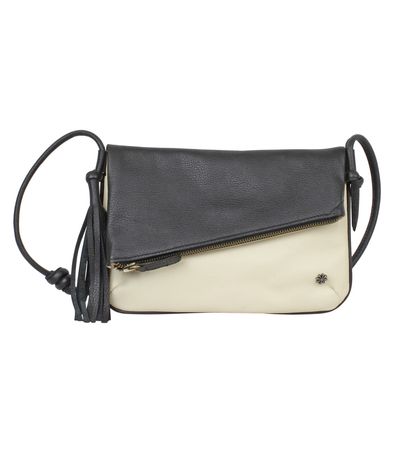 Bolsa New Face Preta e Off White Feminina