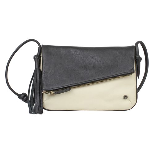 Bolsa New Face Preta e Off White Feminina