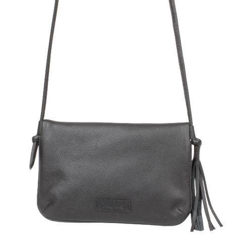 Bolsa New Face Preta e Off White Feminina