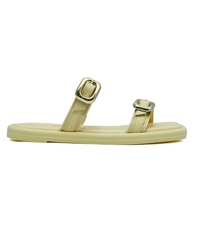 Tamanco Flats Vizzano Amarelo Claro Feminino