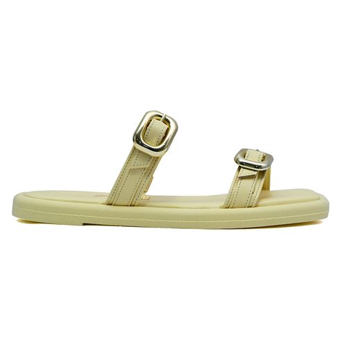 Tamanco Flats Vizzano Amarelo Claro Feminino