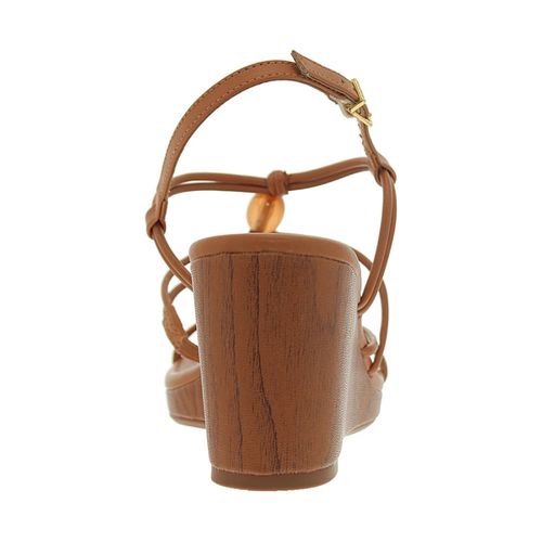 Sandália Anabela Vizzano Camel Feminina