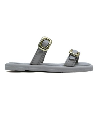 Tamanco Flats Vizzano Cinza Feminino