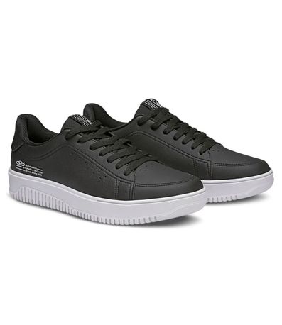 Tênis Casual Olympikus Eros Preto e Branco Masculino