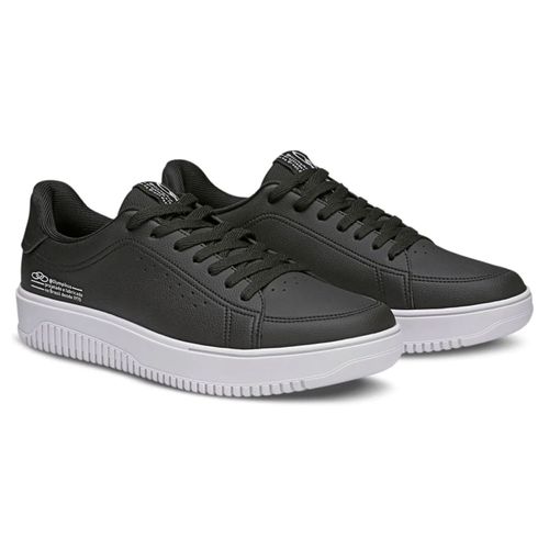 Tênis Casual Olympikus Eros Preto e Branco Masculino