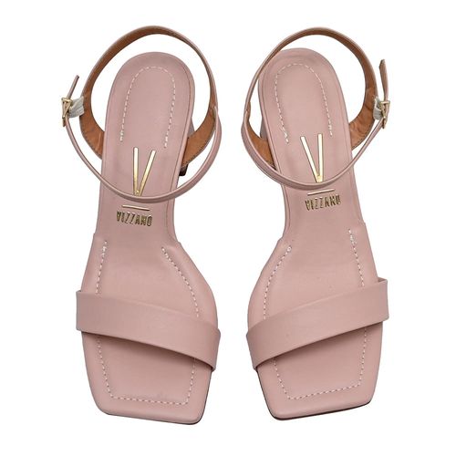 Sandália Salto Vizzano Rosa Feminino