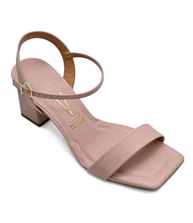 Sandália Salto Vizzano Rosa Feminino