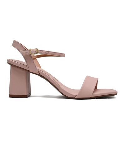Sandália Salto Vizzano Rosa Feminino