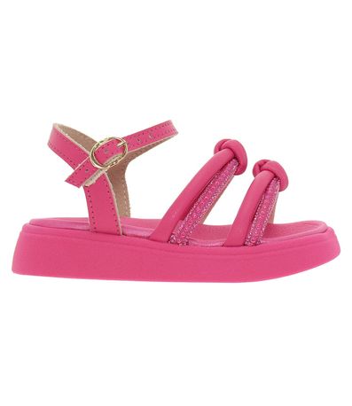 Sandália Flats Molekinha Pink Infantil Feminina