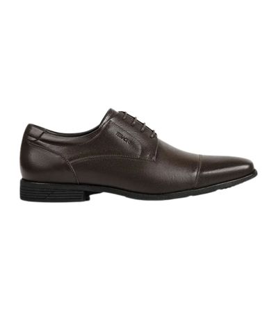 Sapato Social Com Cadarço Ferracini London Marrom Masculino