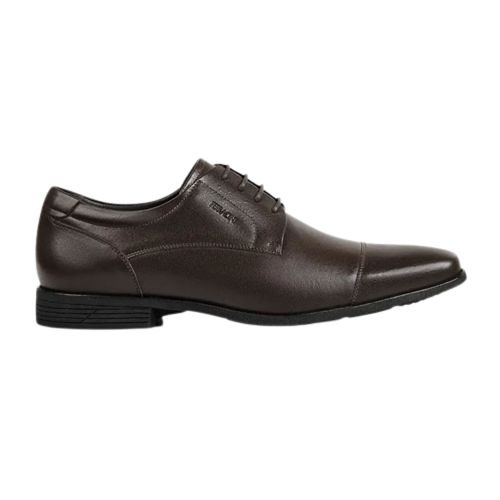 Sapato Social Com Cadarço Ferracini London Marrom Masculino