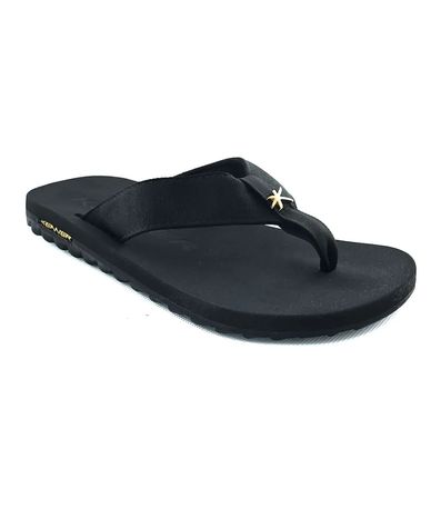 Chinelo Dedo Kenner Kivah Gold Preto Masculino