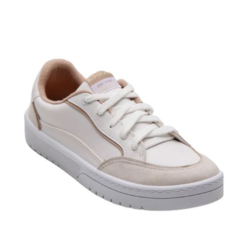 Tênis Casual Moleca Off White e Bege Feminino