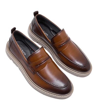 Sapato Casual Democrata Jeff Marrom Masculino