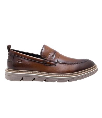 Sapato Casual Democrata Jeff Marrom Masculino
