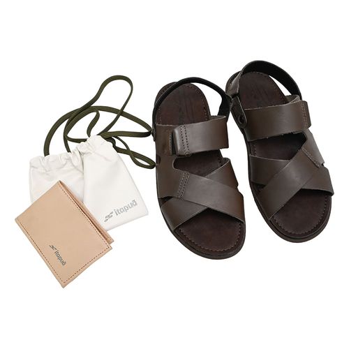 Kit Sandália Papete + Carteira Itapuã Ébano Masculino