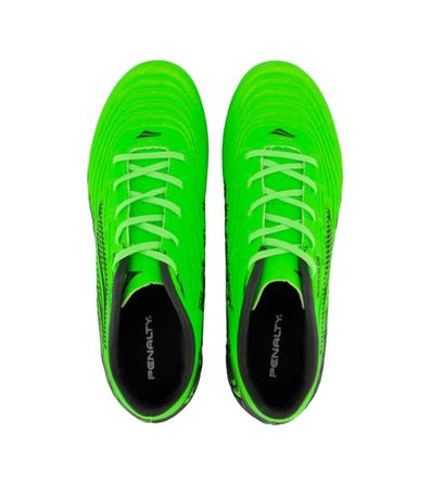 Chuteira Campo Penalty Bravo Y-3.0 Verde e Preta Juvenil Masculina