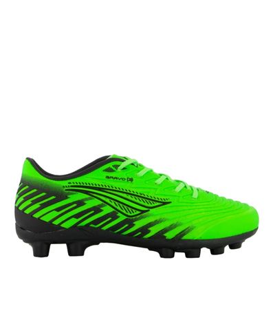 Chuteira Campo Penalty Bravo Y-3.0 Verde e Preta Juvenil Masculina