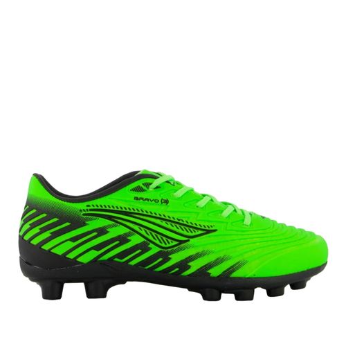 Chuteira Campo Penalty Bravo Y-3.0 Verde e Preta Juvenil Masculina