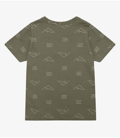 Camiseta Infantil Menino Animais Infinita Cor Verde