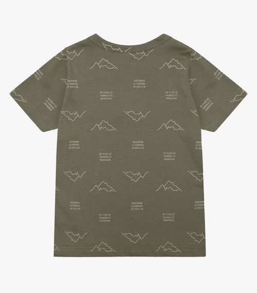 Camiseta Infantil Menino Animais Infinita Cor Verde