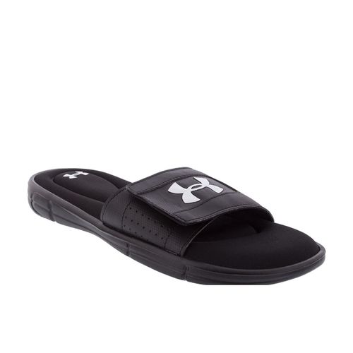 Chinelo Slide Under Armour Ignite Preto e Branco Masculino