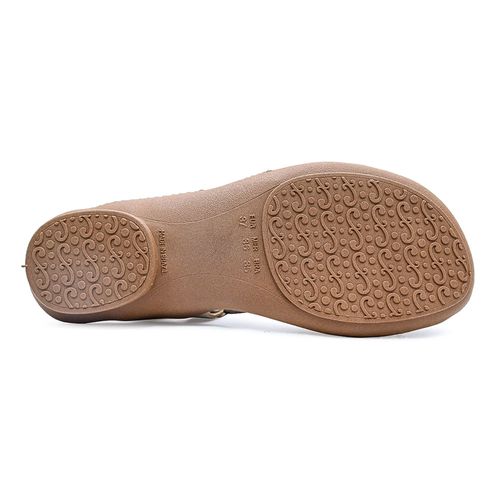 Sandália Flats New Face Ostra New e Glace Feminina