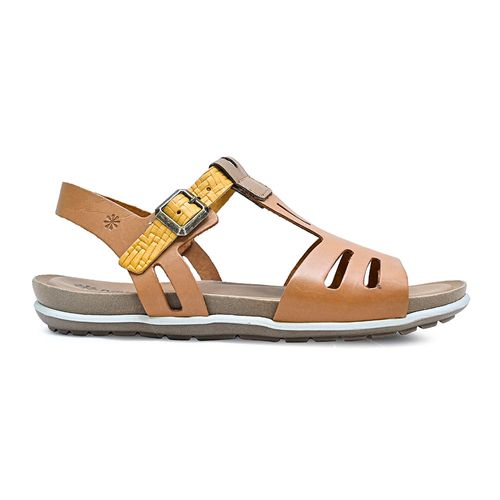 Sandália Papete New Face Mel New Mix Feminina