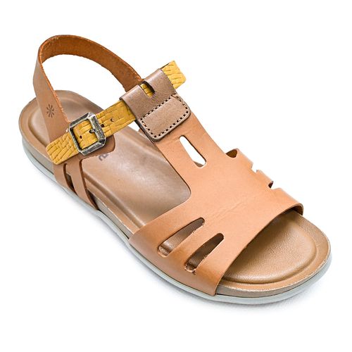 Sandália Papete New Face Mel New Mix Feminina