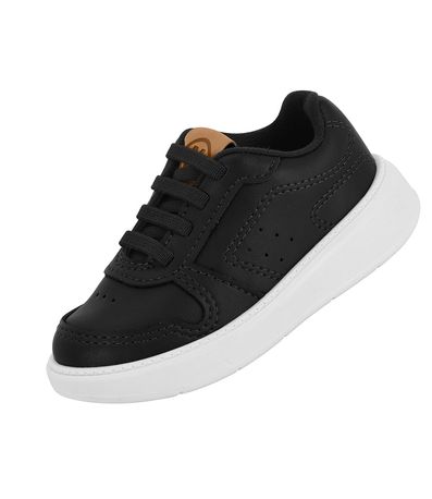 Tênis Casual Molekinho Preto Infantil Masculino