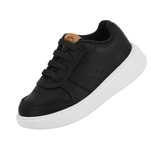 Tênis Casual Molekinho Preto Infantil Masculino