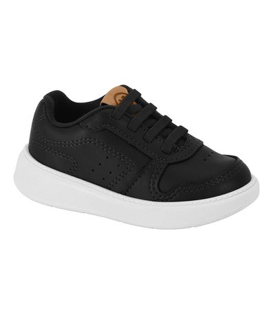 Tênis Casual Molekinho Preto Infantil Masculino