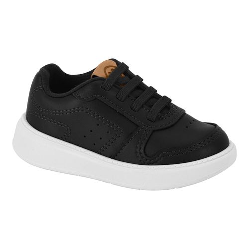 Tênis Casual Molekinho Preto Infantil Masculino
