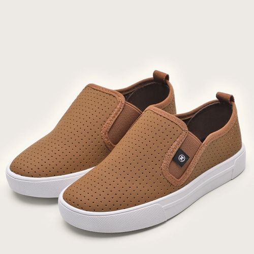 Tênis Casual Molekinho Caramelo Infantil Masculino