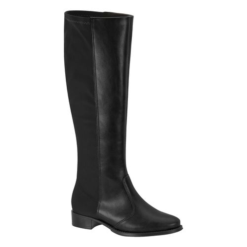 Bota Flats Beira Rio Preta Feminina