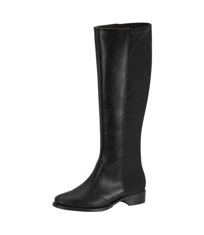 Bota Flats Beira Rio Preta Feminina