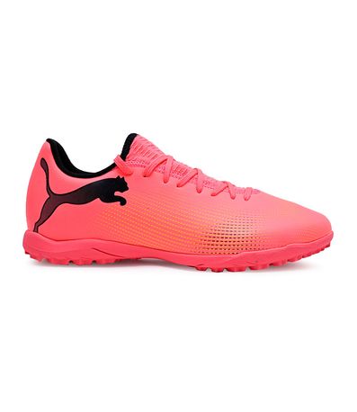 Chuteira Society Puma Future 7 Coral Masculina