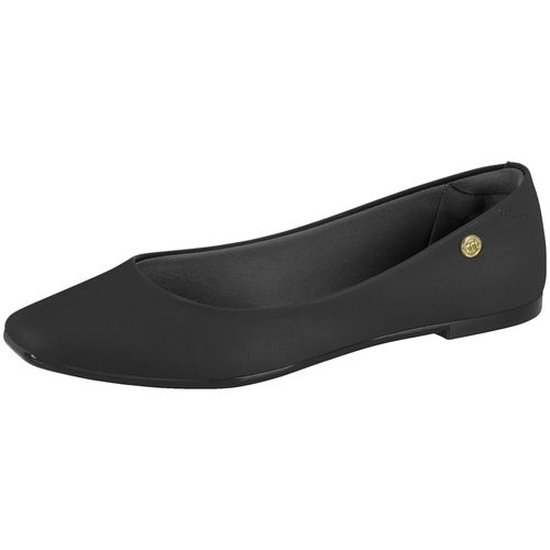 Sapatilha Bico Quadrado Moleca Preta Feminina
